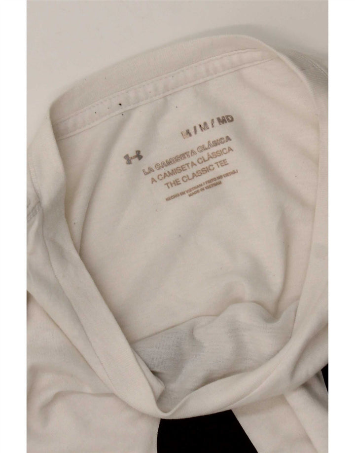 Ανδρικό γραφικό μπλουζάκι Under Armour Top Medium White