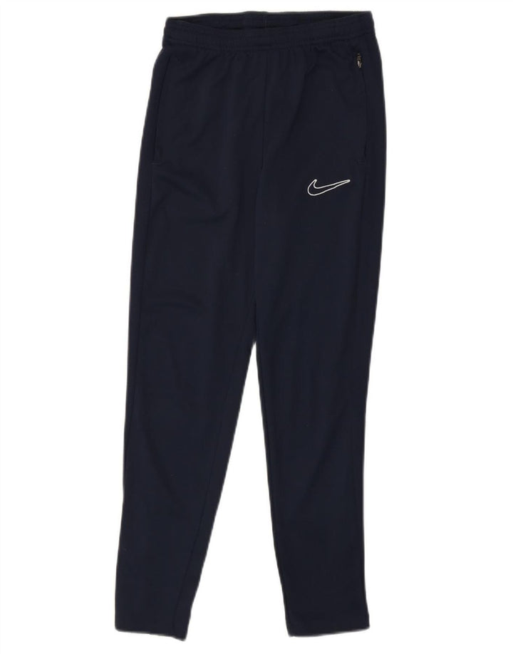 Παντελόνι αθλητικής φόρμας NIKE Boys Dri Fit 12-13 ετών Μεγάλο Navy Blue Polyester