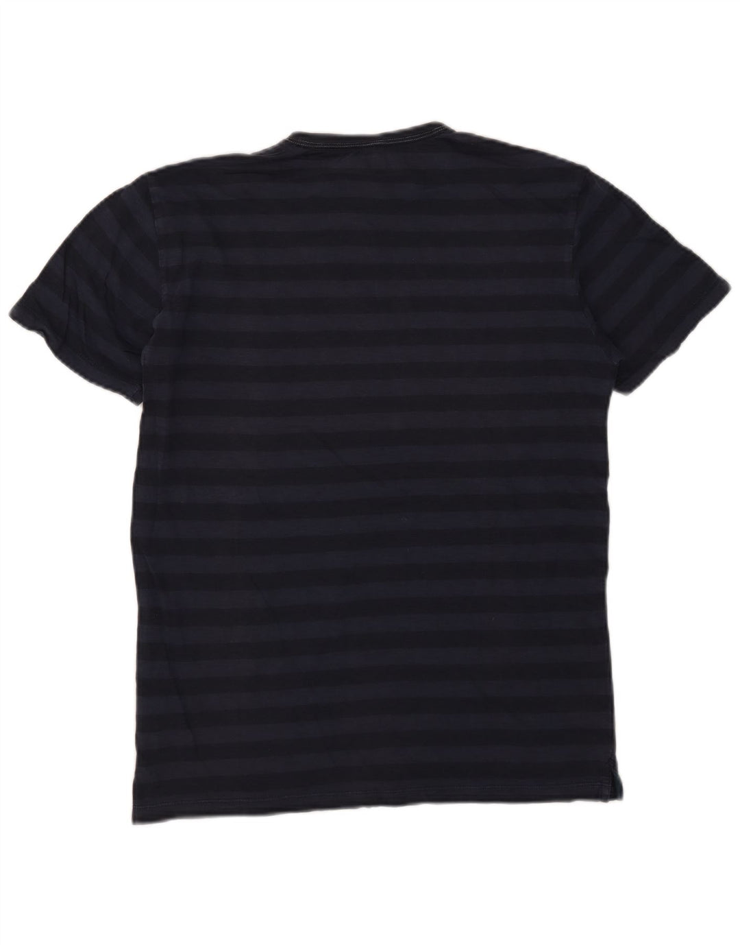SUN68 Ανδρικό T-Shirt Top Βαμβακερό μεσαίο μπλε ναυτικό ριγέ