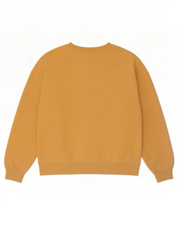 Jordan Γυναικεία φούτερ με χαλαρή εφαρμογή Jumper UK 14 Medium Yellow Cotton