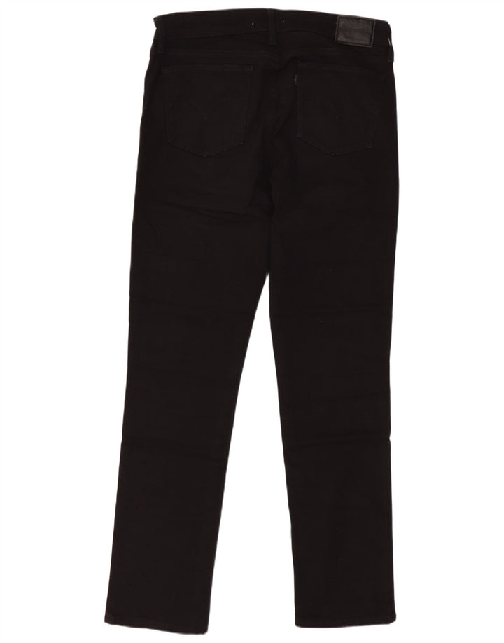 LEVI'S Γυναικείο 712 Slim Jeans W31 L29 Μαύρο βαμβακερό