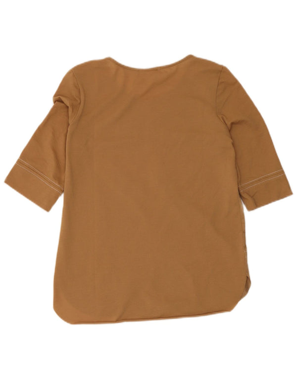 Zara Γυναικεία Μπλούζα Τοπ UK 10 Small Brown