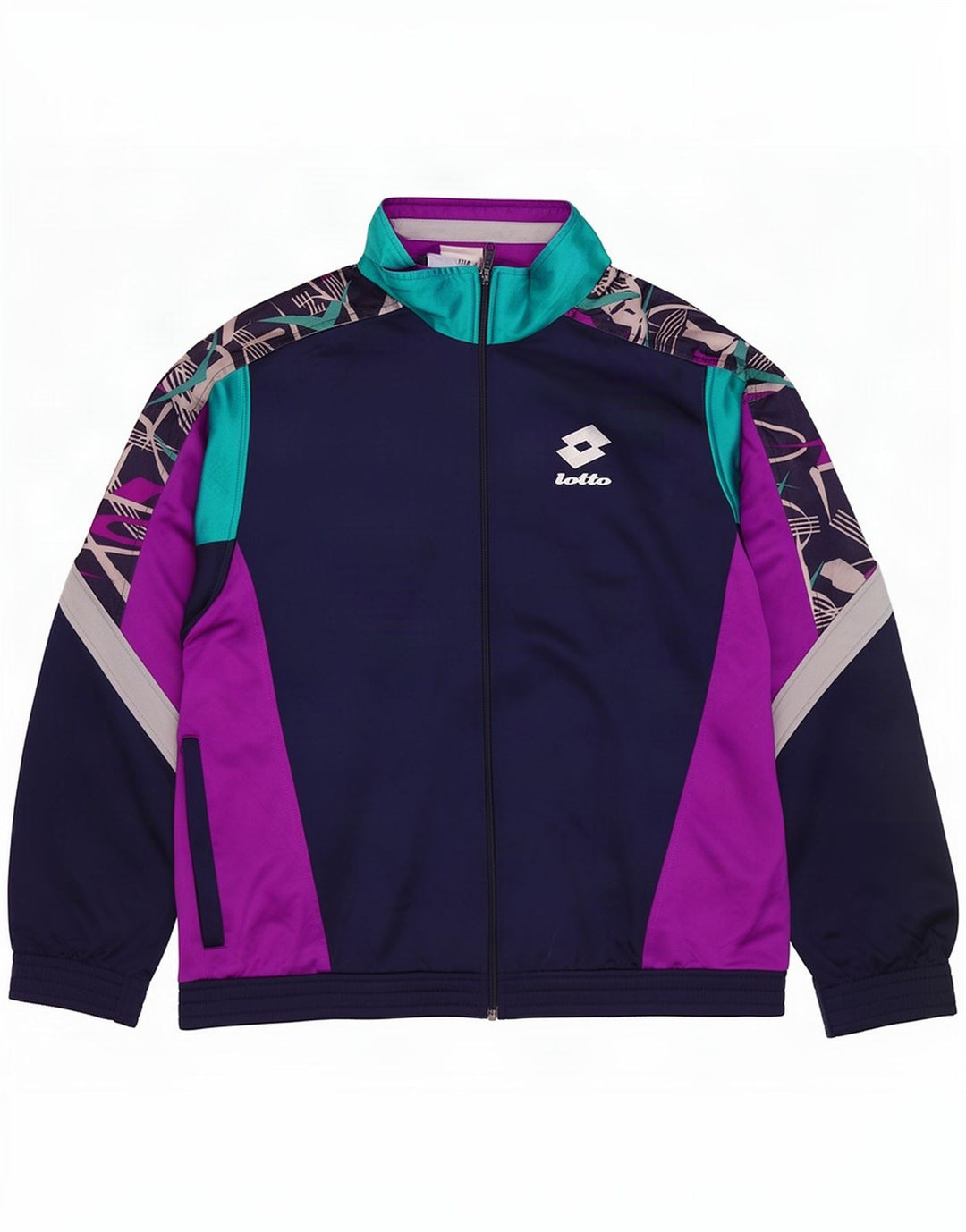Ανδρική φόρμα Lotto γραφική φόρμα Top Jacket Μεγάλο Πολύχρωμο Γεωμετρικό