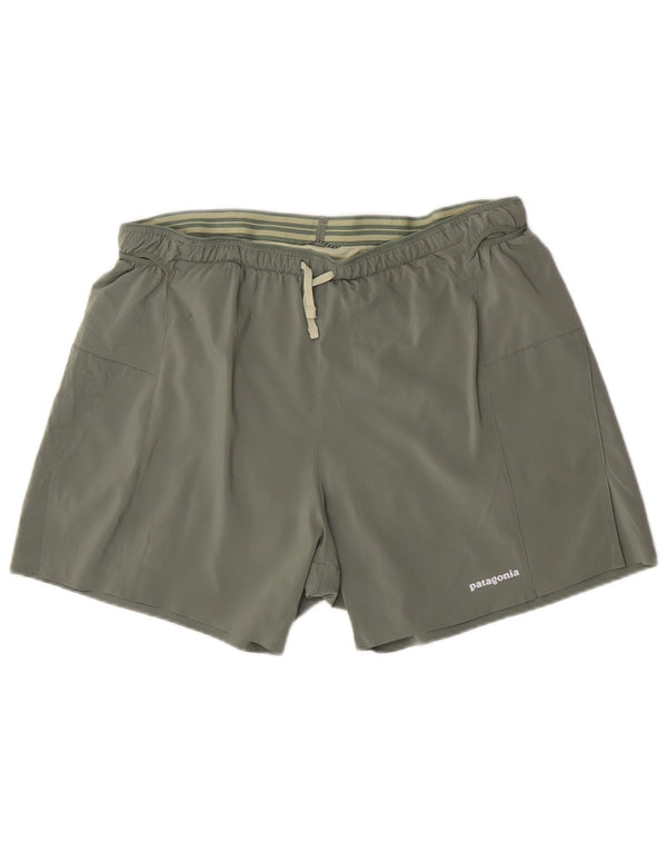 Γυναικείο αθλητικό σορτς Patagonia UK 14 Large Khaki Polyester