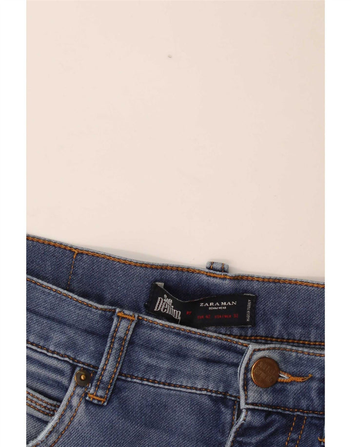 Zara Ανδρικό Slim Jeans EU 42 Large W32 L29 Blue