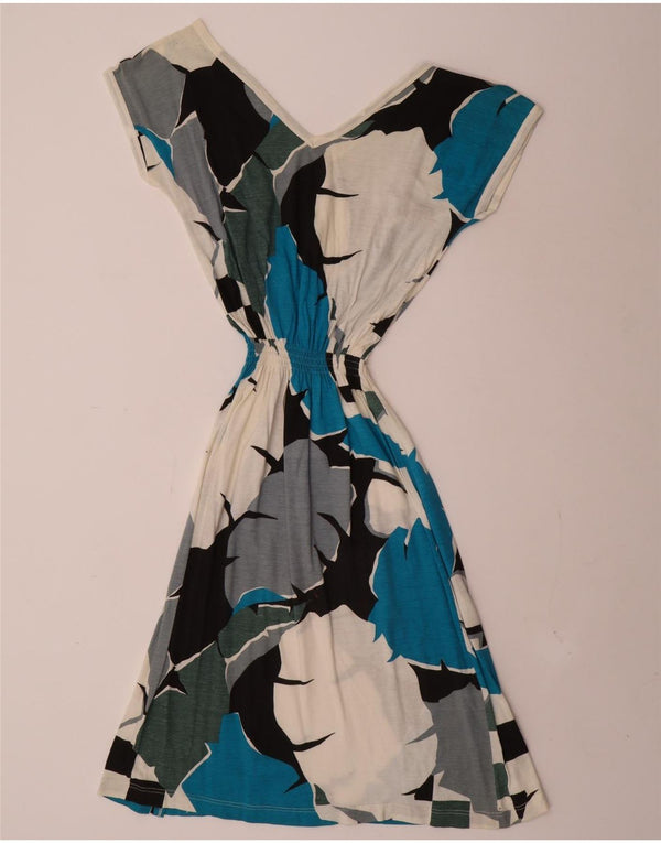 Vintage Γυναικείο Abstract Pattern Φόρεμα A-Line IT 42 Medium πολύχρωμο