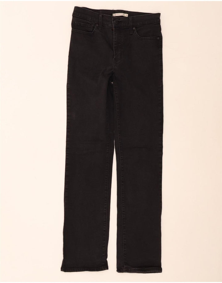 Levi's Womens 314 Shaping Straight Jeans W29 L32 Μαύρο βαμβακερό
