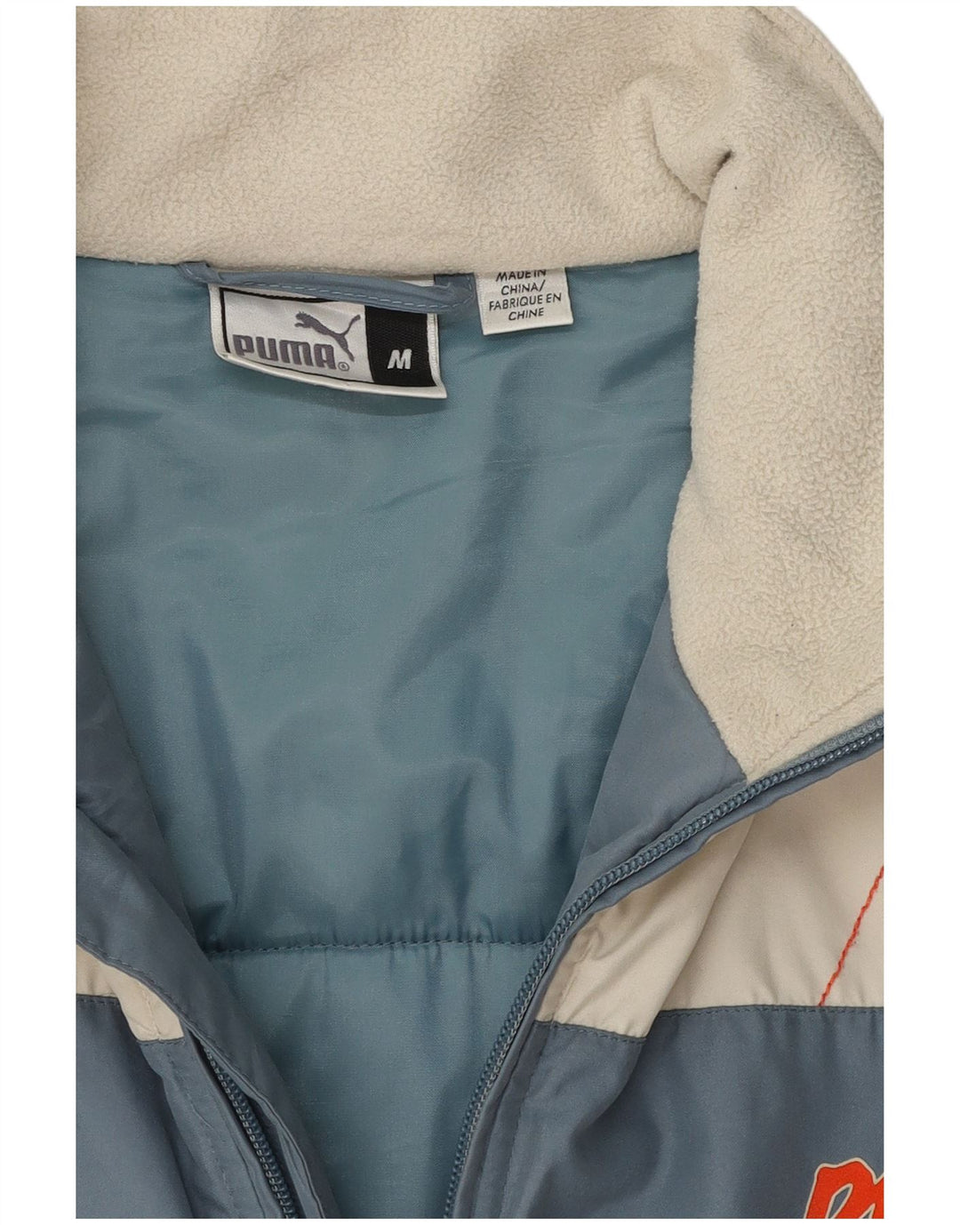 Ανδρικό μπουφάν Puma με επένδυση UK 38 Medium Blue Colourblock