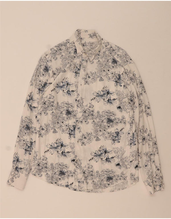 Ανδρικό πουκάμισο Clayton Slim Fit Medium Blue Floral Viscose