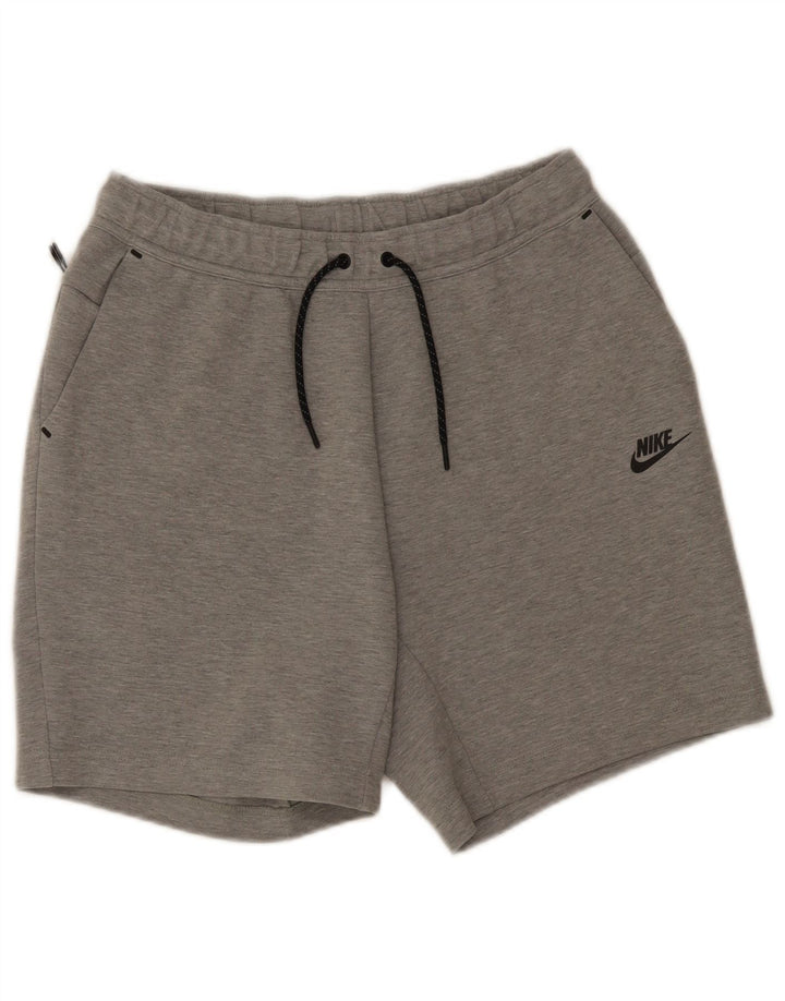 Ανδρικό αθλητικό σορτς Nike, βαμβακερό σε μεσαίο γκρι χρώμα