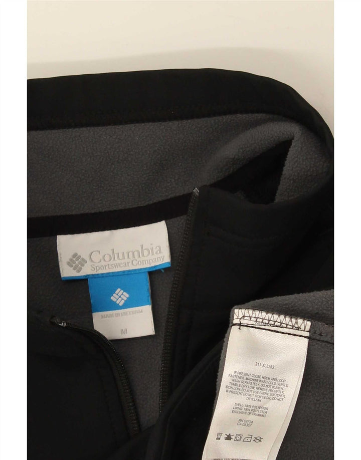 Columbia Γυναικείο Windbreaker Jacket UK 14 Medium Black Polyester