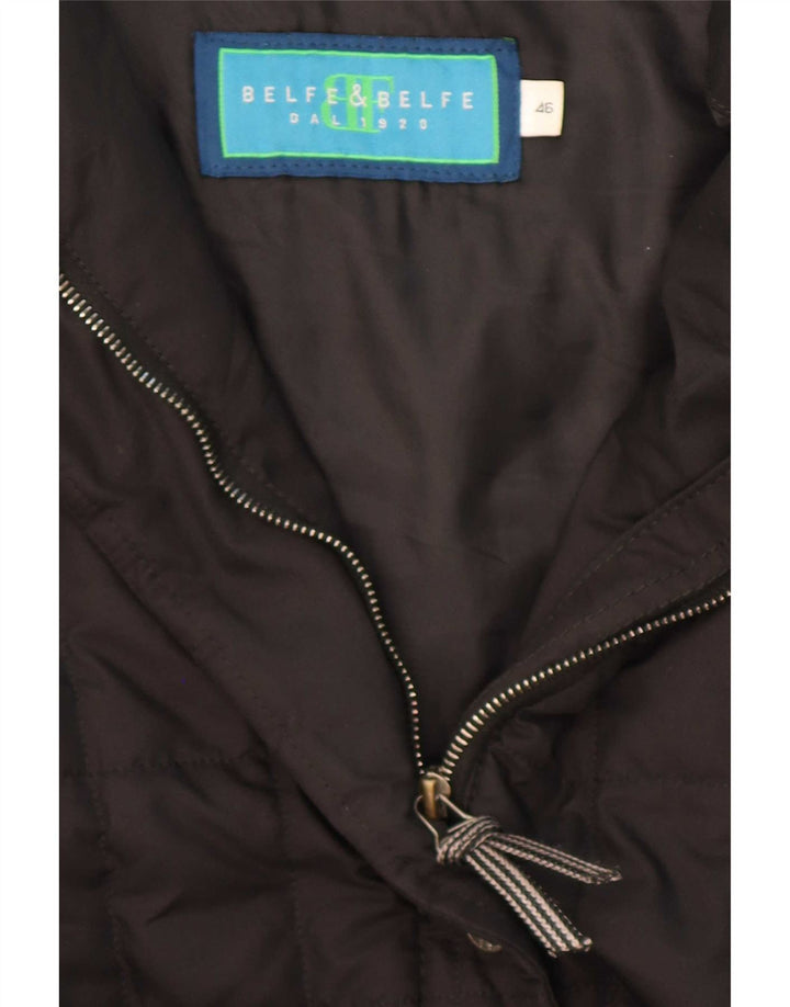 Belfe & Γυναικείο Μπουφάν IT 46 Large Black Polyester