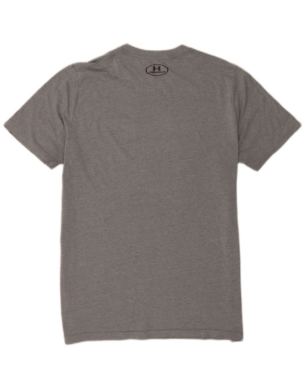 Ανδρικό μπλουζάκι Under Armour Heat Gear Graphic Top Medium Grey