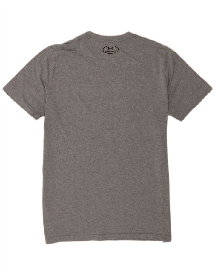 Ανδρικό μπλουζάκι Under Armour Heat Gear Graphic Top Medium Grey