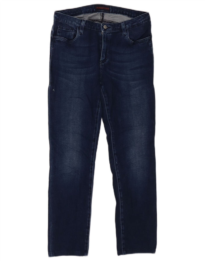TRUSSARDI Womens Slim Jeans IT 46 Large W32 L26 Blue Cotton