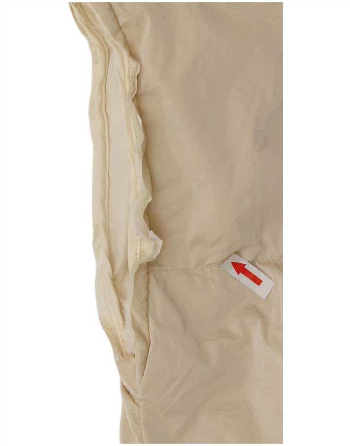 Zara Γυναικεία Longline Oversized Gilet UK 10 Small Beige Polyester
