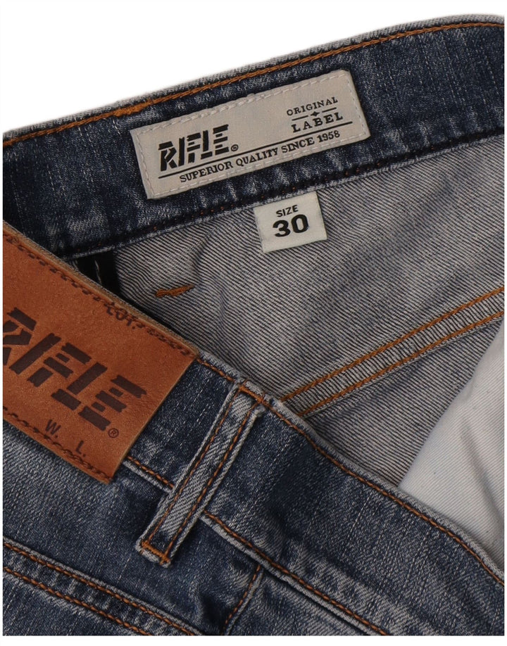 Rifle Γυναικείο Slim Jeans W30 L32 Μπλε Βαμβακερό