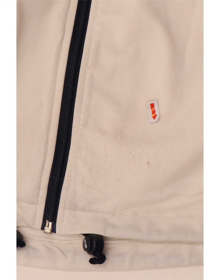 Γυναικεία αθλητική φόρμα Asics Top Jacket UK 12 Medium White Colourblock