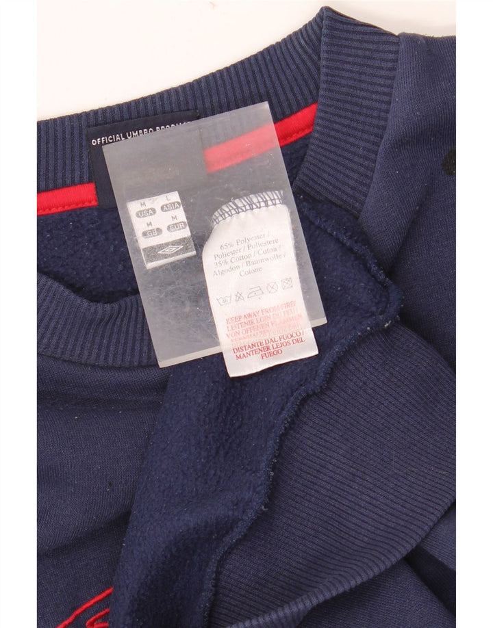 Γυναικεία γραφική φούτερ UMBRO Jumper UK 14 Medium Navy Blue Polyester