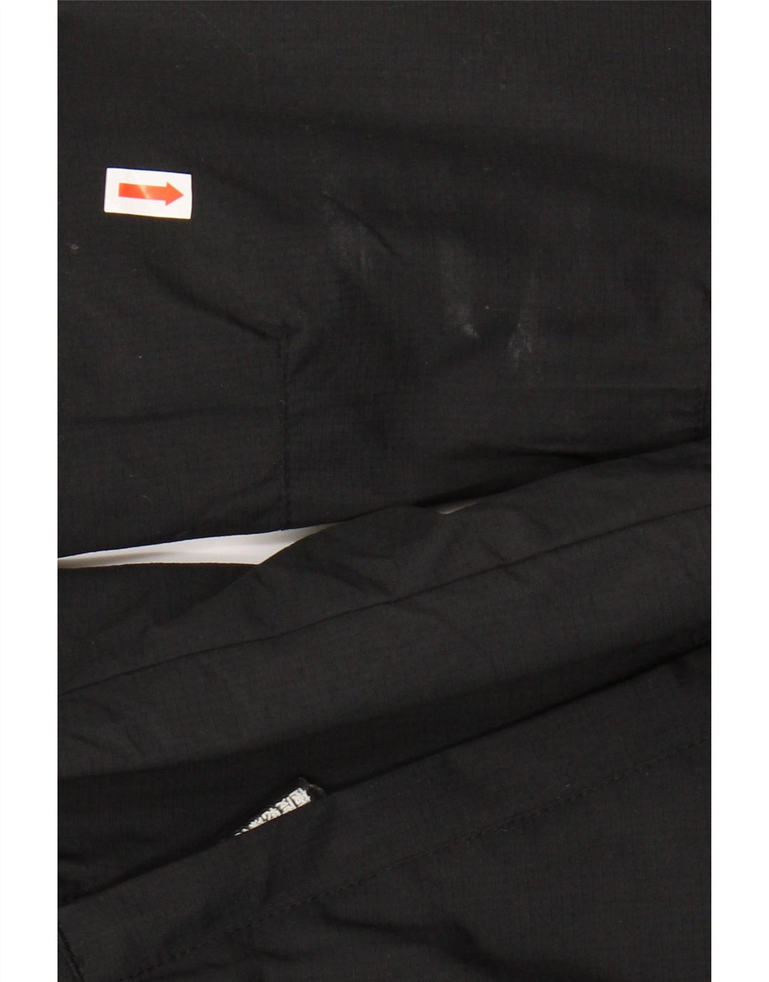 SUPERDRY Γυναικείο μπουφάν με κουκούλα αντιανεμικό UK 12 μεσαίο μαύρο νάιλον