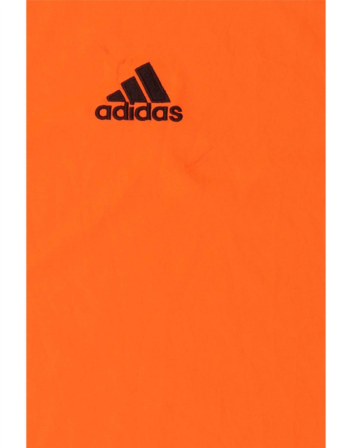 Adidas Ανδρικό T-Shirt Climalite Top μεγάλο πορτοκαλί ριγέ πολυεστέρα