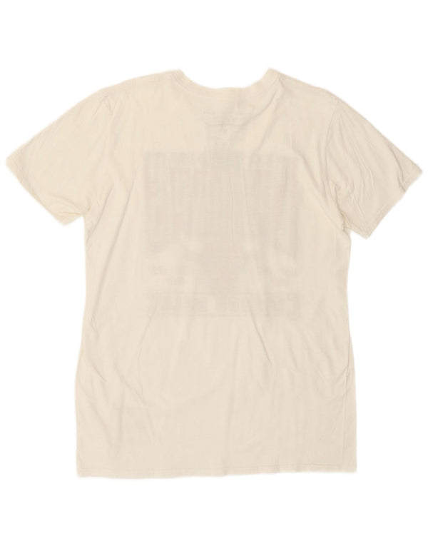 MITCHELL & NESS Ανδρικό γραφικό T-shirt Chicago Bulls Top Medium Off White