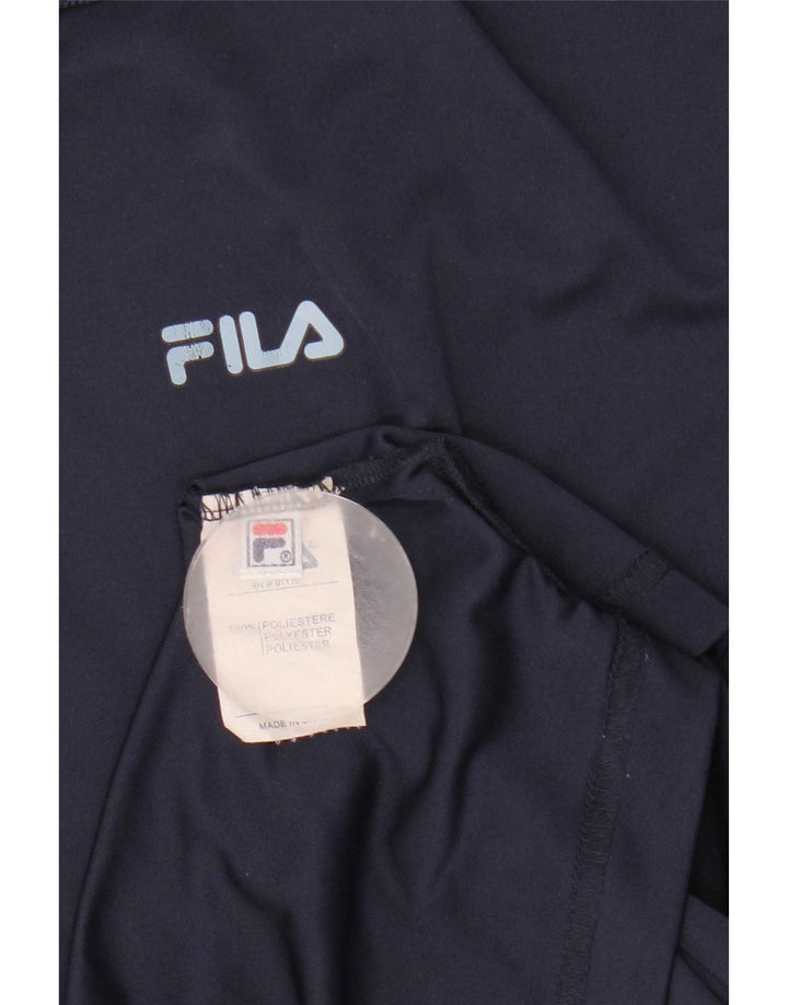 Ανδρικό πουκάμισο πόλο Fila με μεγάλο μπλε ναυτικό χρώμα