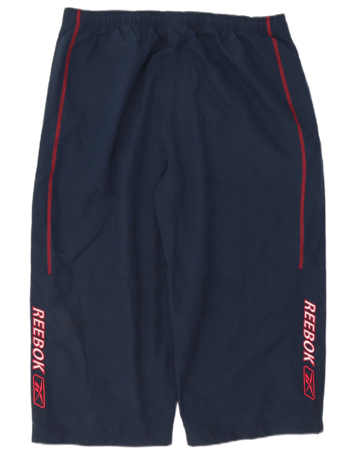 Ανδρική φόρμα αθλητικής φόρμας Reebok Graphic Capri XL Navy Blue Polyester