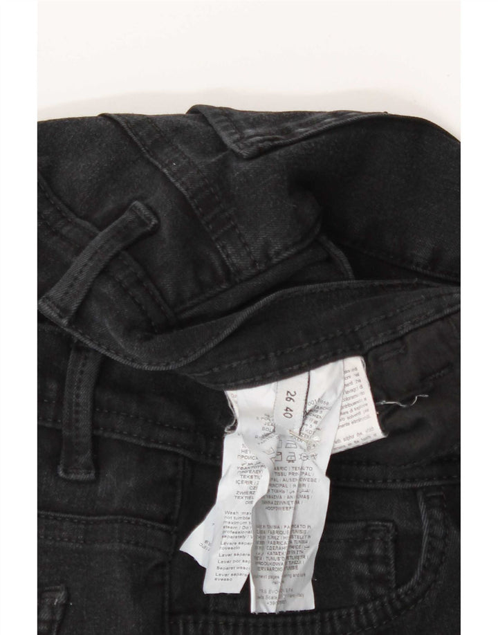 Γυναικείο τζιν Trussardi ίσιο W26 L28 Μαύρο