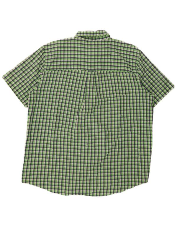 Chaps Mens Easy Care κοντομάνικο πουκάμισο XL πράσινο βαμβακερό