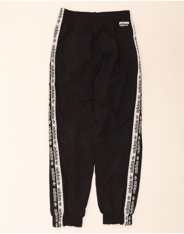 Ανδρική φόρμα αθλητικής φόρμας Adidas γραφικά Joggers Small μαύρο νάιλον