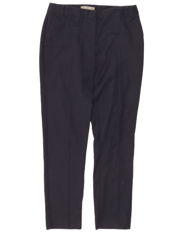 Oasis Γυναικείο Slim παντελόνι Chino UK 8 Small W28 L26 Navy Blue Cotton