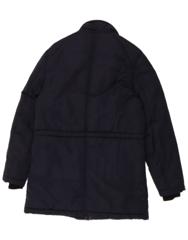 Guess Ανδρικό παλτό UK 40 Large Navy Blue Polyester