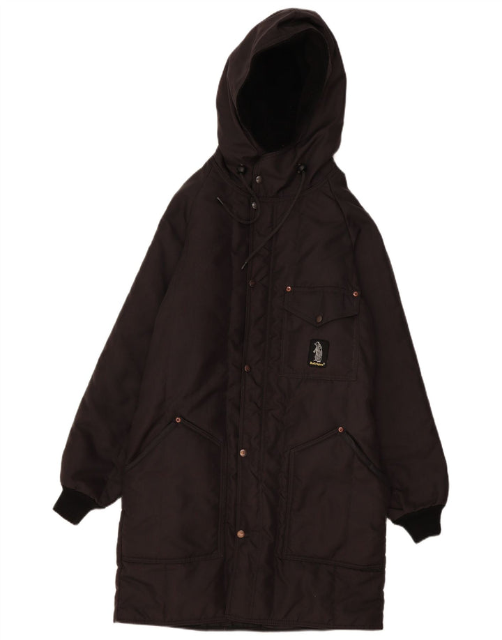 Ανδρικό παλτό Refrigue με κουκούλα UK 38 Medium Black
