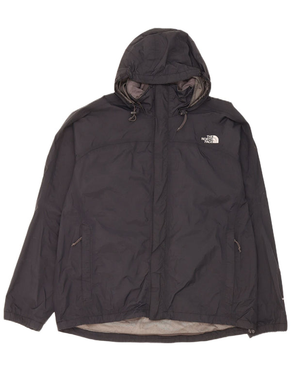 The North Face Ανδρικό μπουφάν βροχής με κουκούλα UK 40 μεγάλο μαύρο νάιλον
