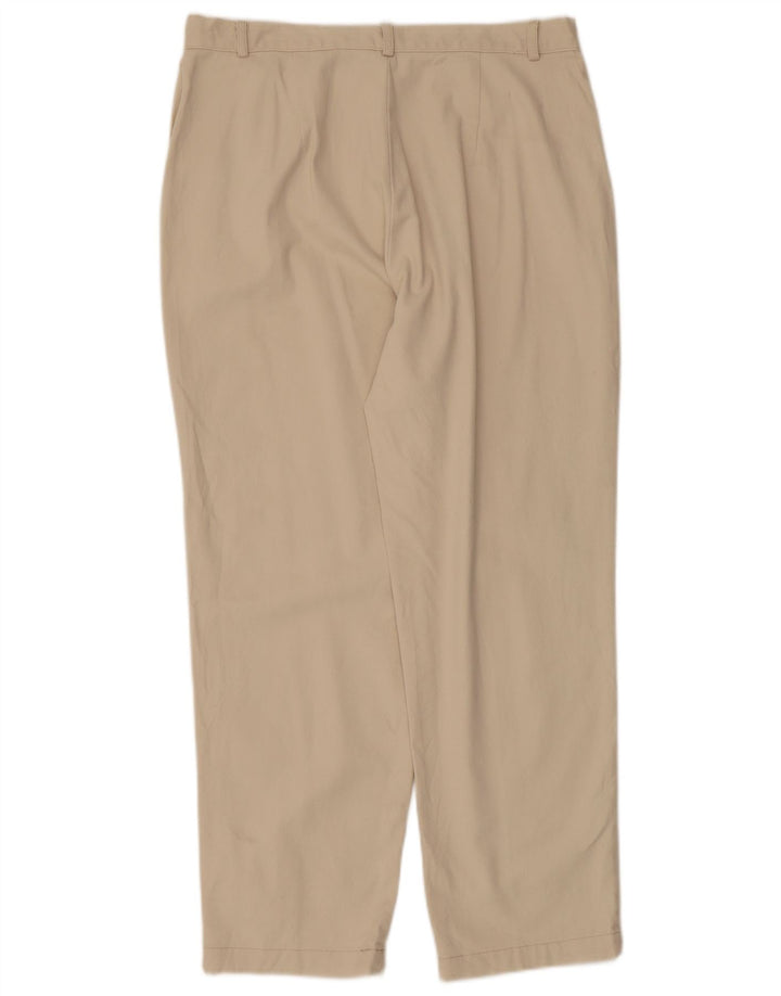 Dockers γυναικείο ψηλόμεσο παντελόνι US 14 XL W34 L27 Μπεζ βαμβακερό