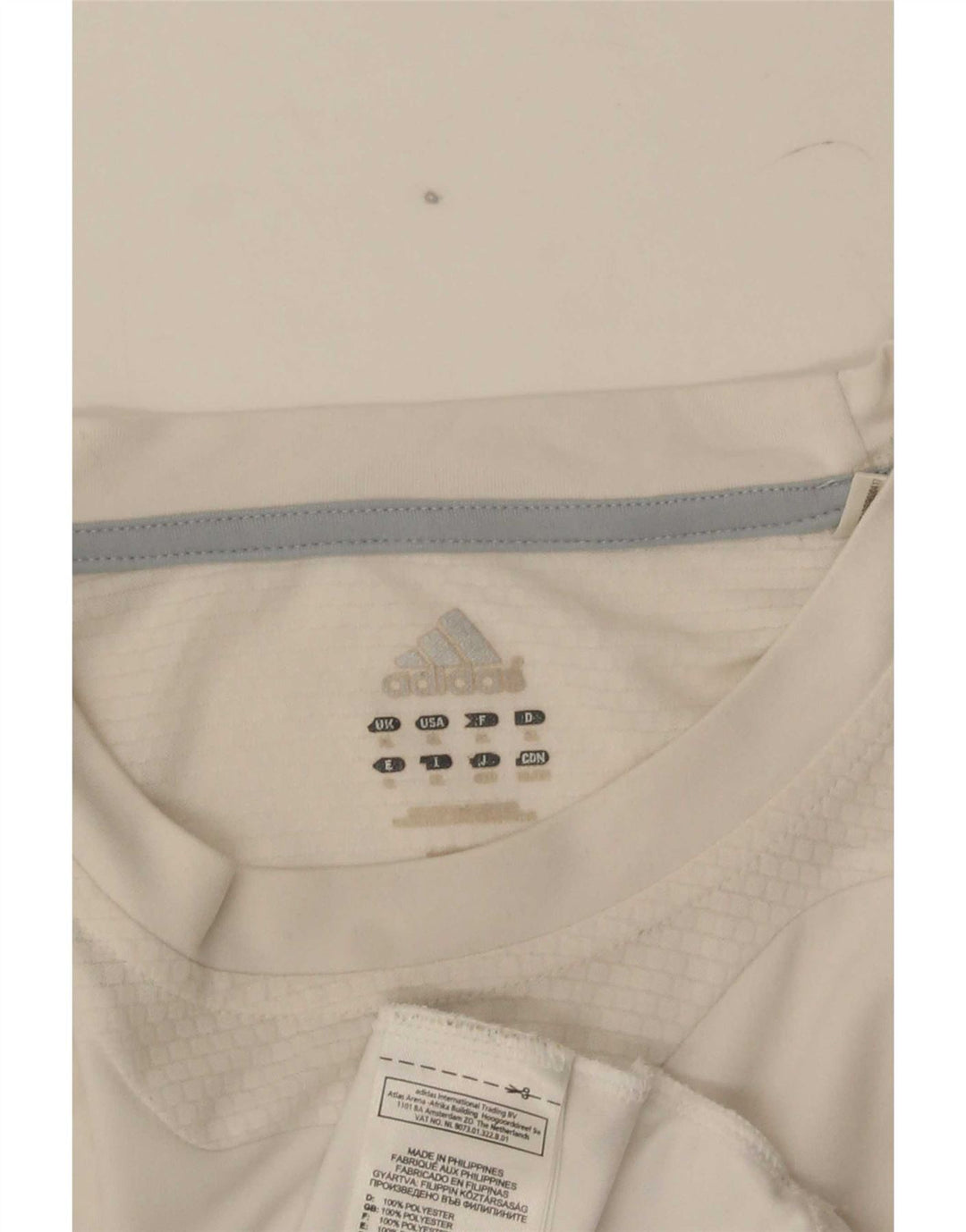 Ανδρικό T-Shirt Adidas Climacool Top XL White Colourblock Polyester
