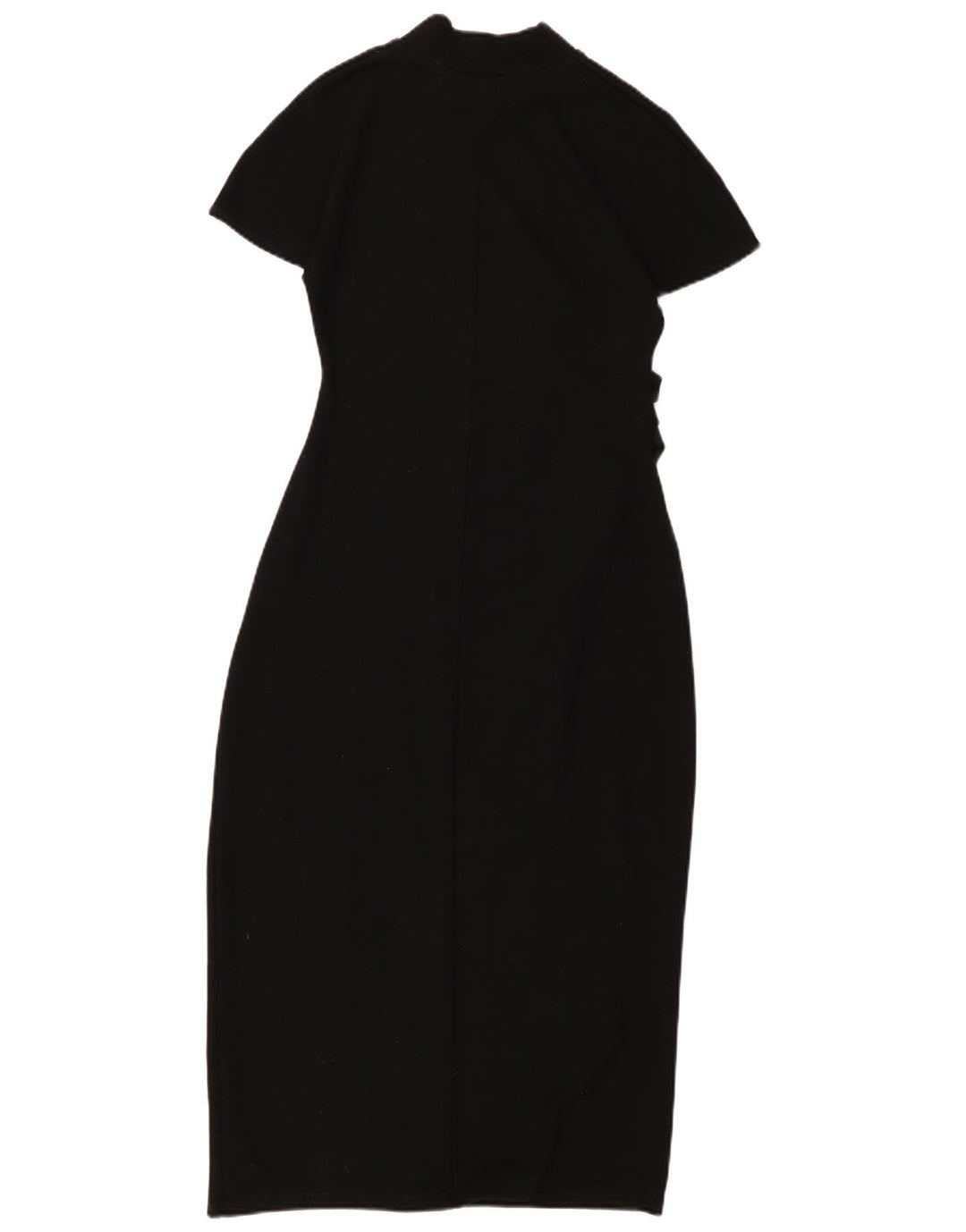 Zara Γυναικείο Maxi Φόρεμα UK 14 Large Μαύρο