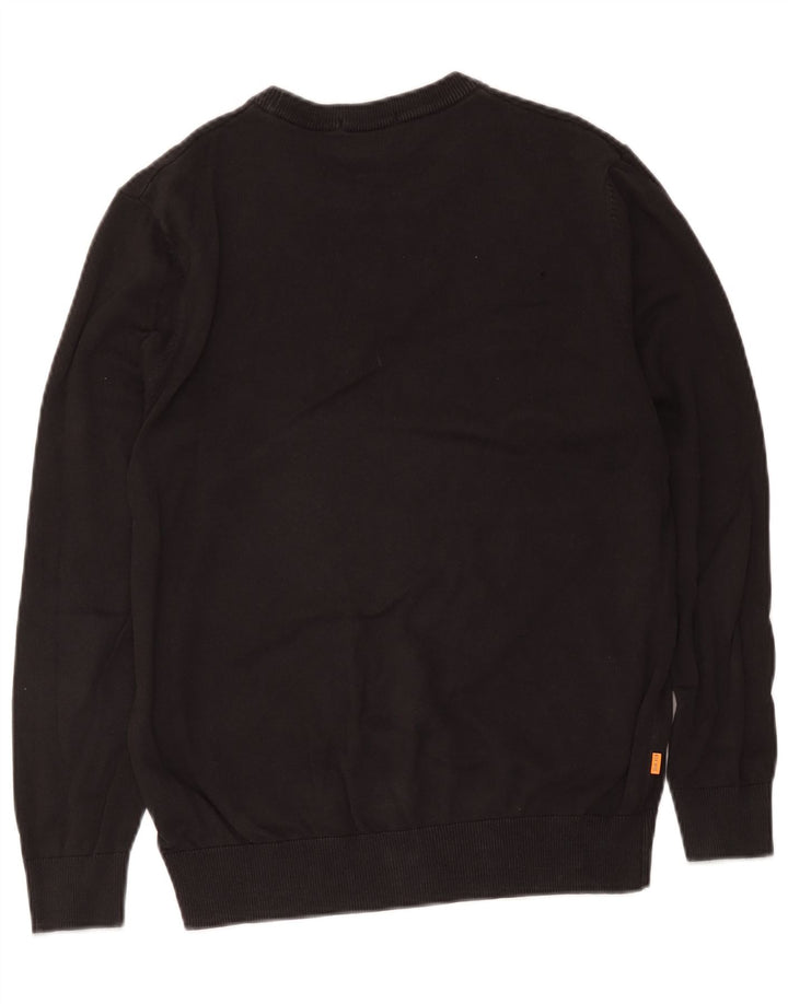 Ανδρικό πουλόβερ Timberland Crew Neck Jumper Μεσαίο μαύρο βαμβακερό