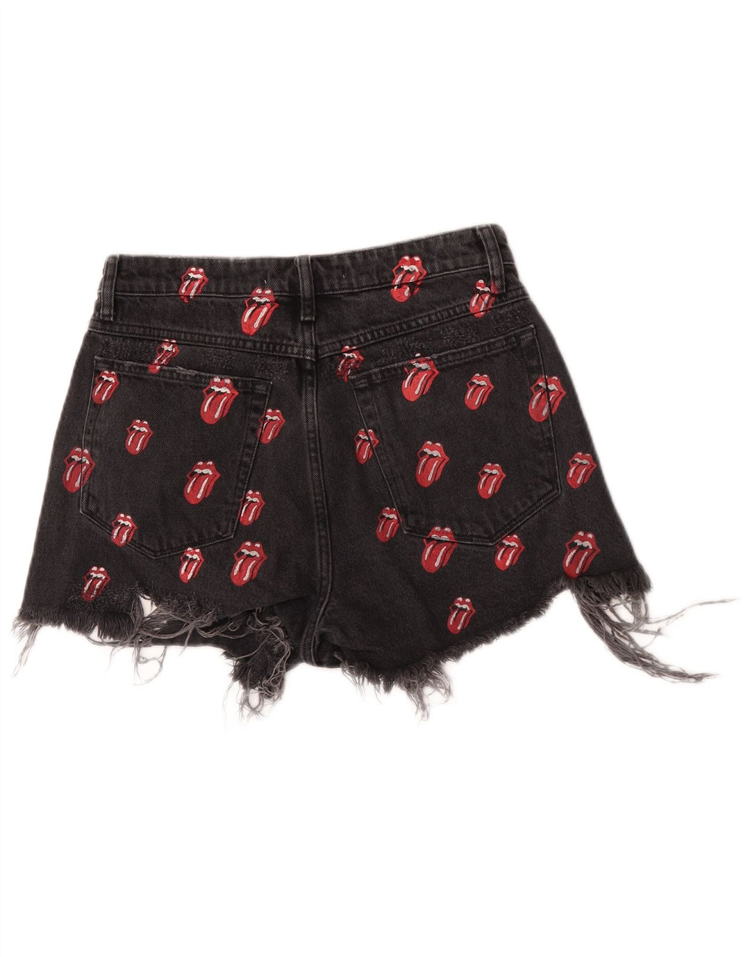 Γυναικείο Zara Graphic τζιν σορτς EU 40 Medium W30 Μαύρο