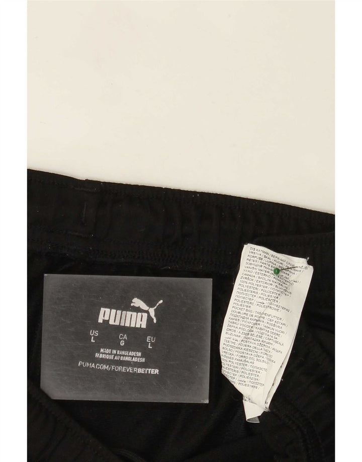 Ανδρική αθλητική φόρμα Puma Παντελόνι μεγάλο μαύρο πολυεστέρα
