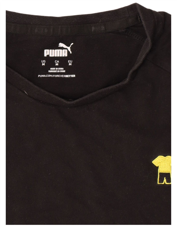 Ανδρικό T-Shirt Puma Top Μεσαίο Μαύρο