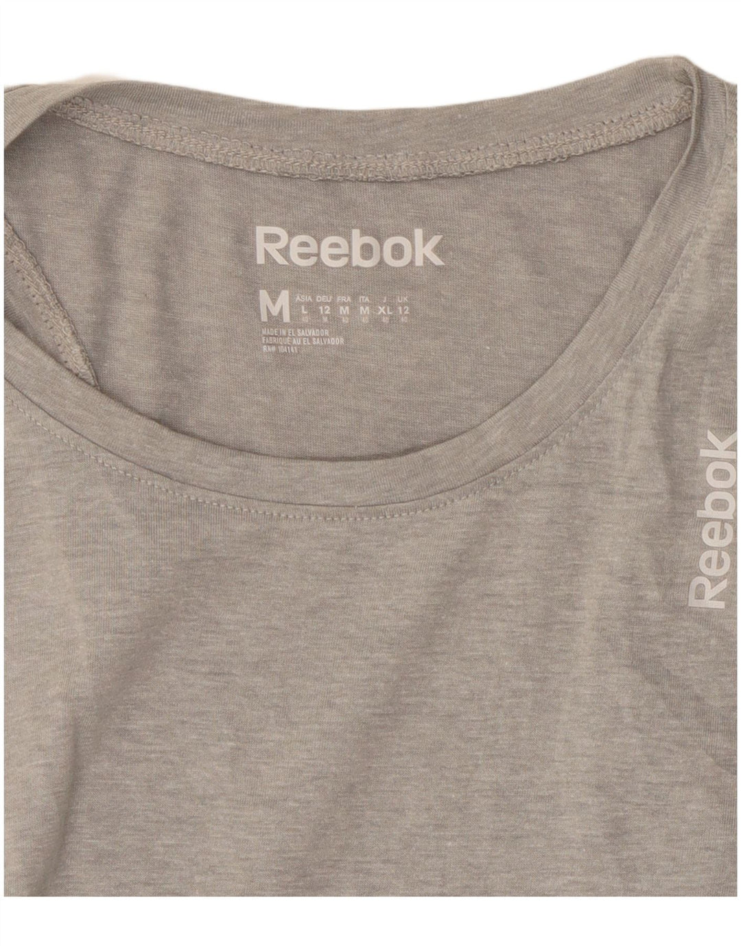 Γυναικείο γιλέκο Reebok UK 12 Medium Grey Flecked