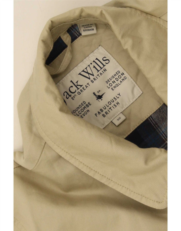 Jack Wills Mens Bomber Jacket UK 34 XS Beige