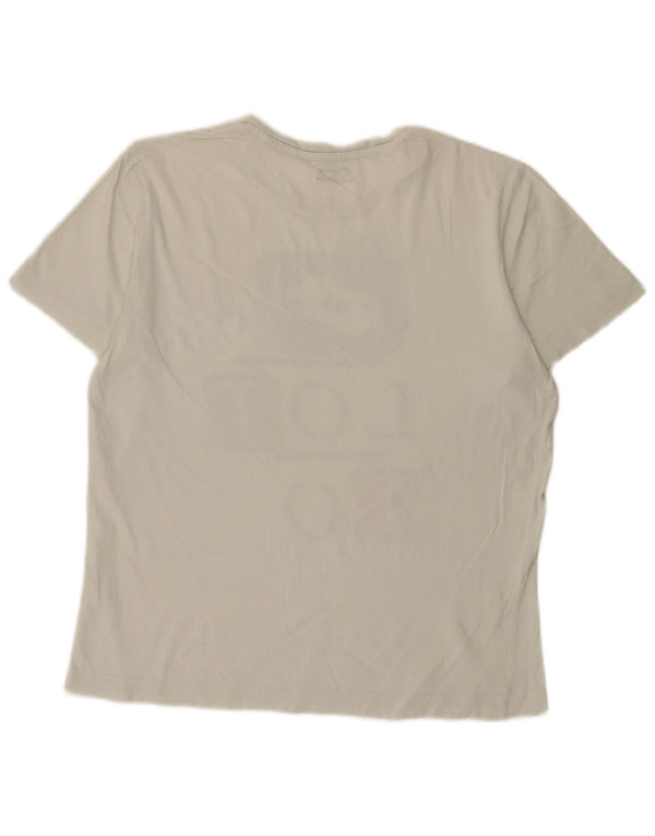Ανδρικό γραφικό μπλουζάκι Lotto Top Medium White