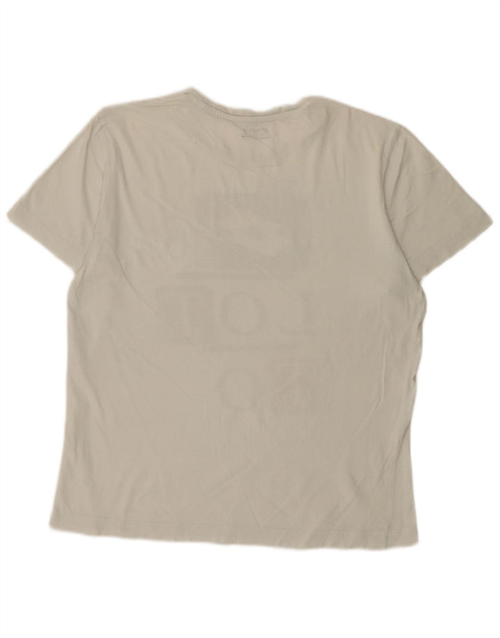 Ανδρικό γραφικό μπλουζάκι Lotto Top Medium White