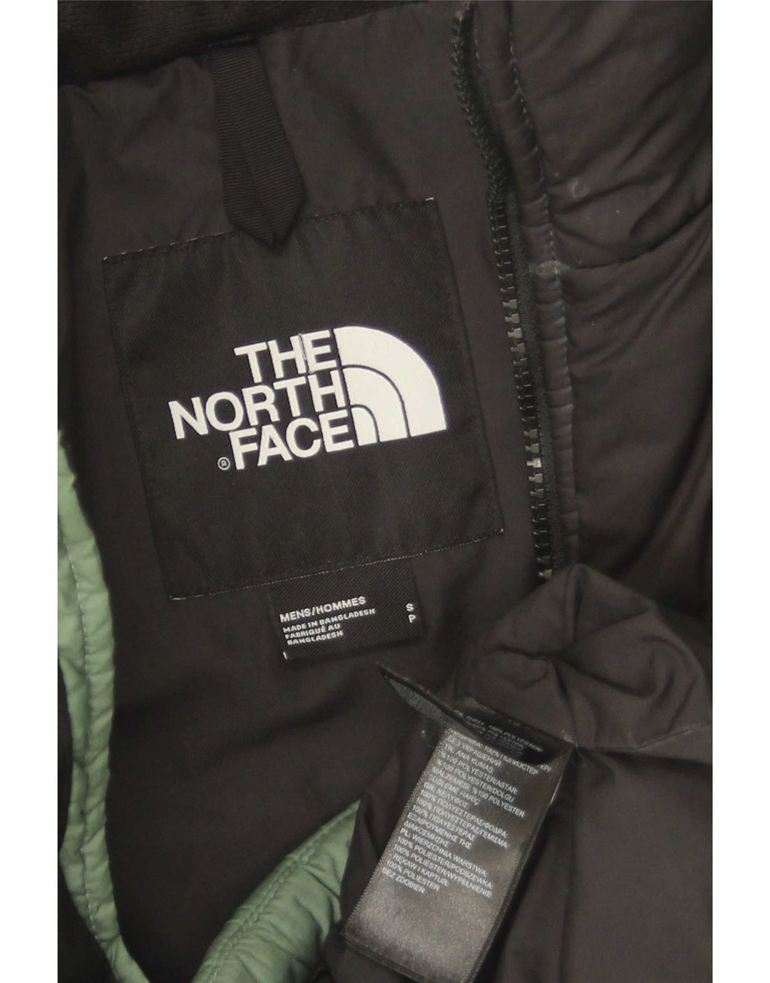 The North Face Ανδρικό μπουφάν με επένδυση UK 36 Small Green Colourblock Polyester