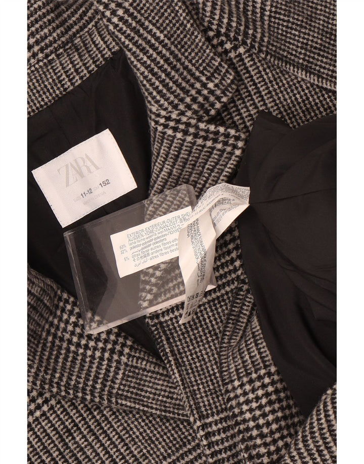 Παλτό Zara Boys 11-12 ετών Grey Check Wool