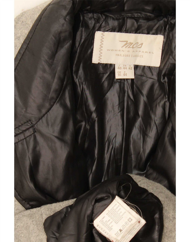 Marlboro Classics Γυναικείο σακάκι UK 16 Large Grey Colourblock