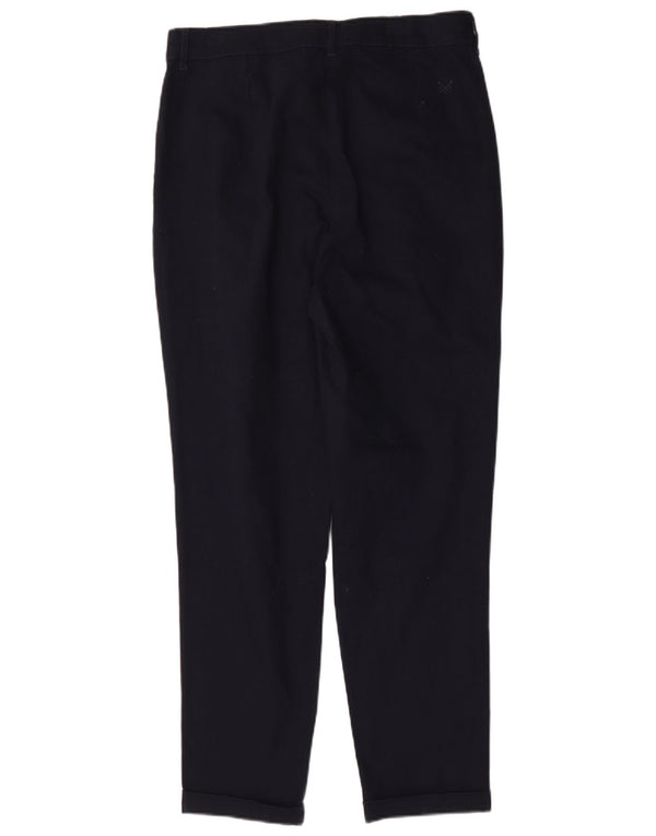 Crew Clothing Γυναικεία ίσια παντελόνια Chino UK 14 Large W32 L29 Navy Blue